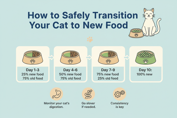 How to Transition Your Cat to a New Food Safely