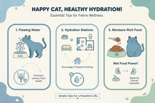 How to Keep Your Cat Properly Hydrated
